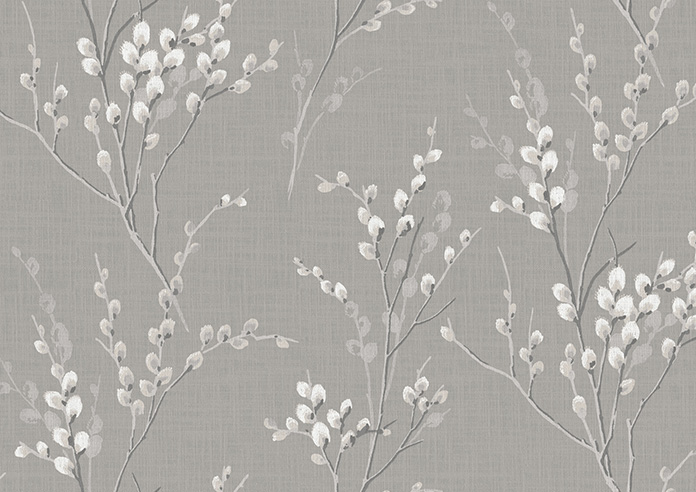 Laura Ashley Pussy Willow, Steel - Twist&Fit Roman Blind - Image 8